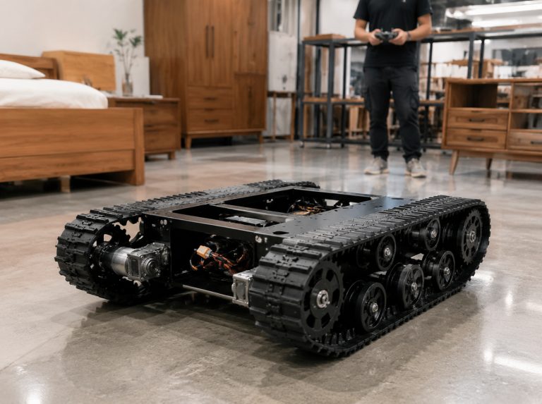 枞阳县小型电机驱动履带底盘
